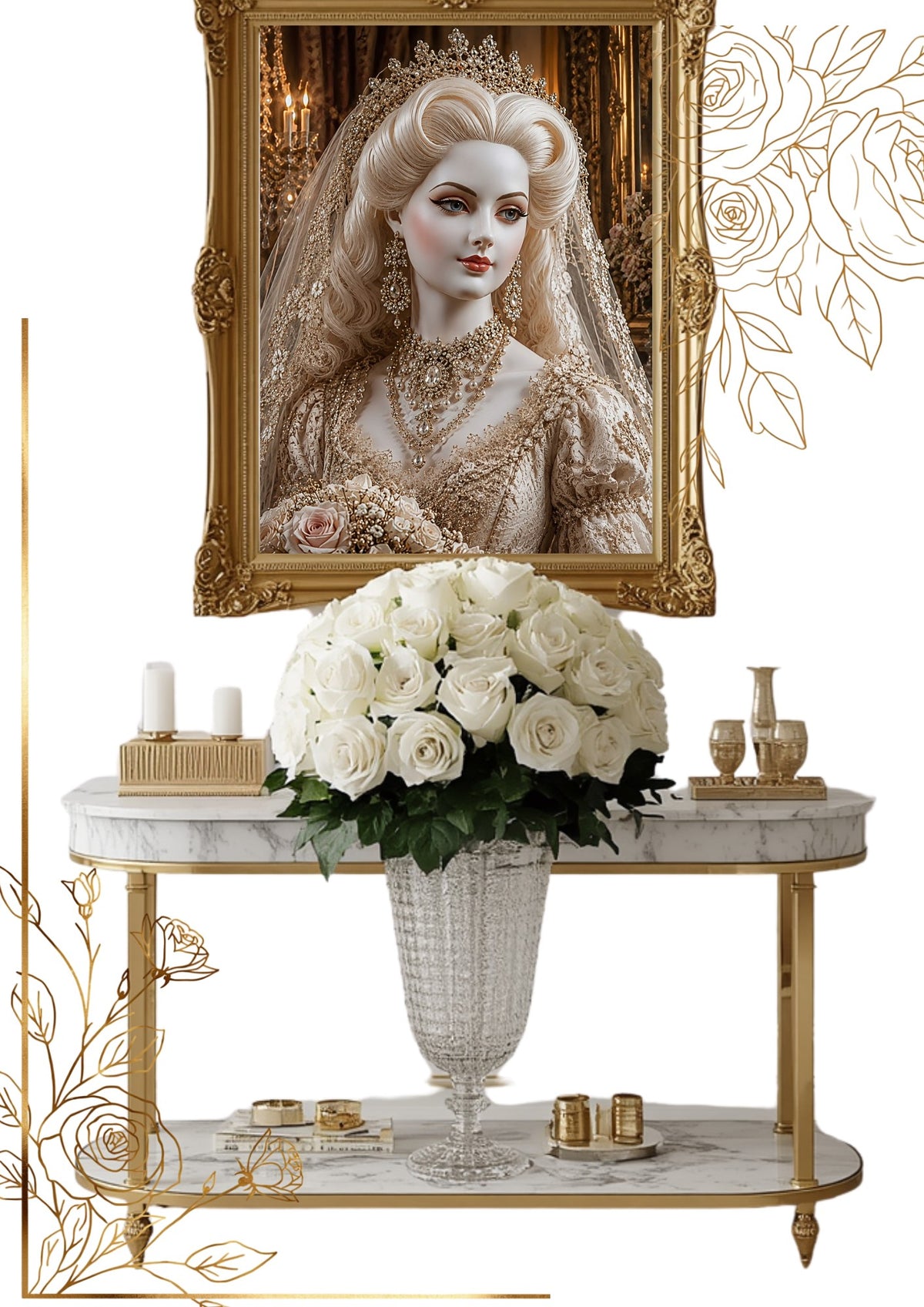 "Royal Elegance"- The Ivory Collection
