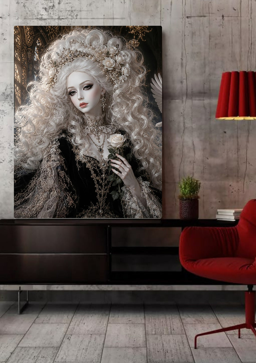 "The White Empress"- The Ivory Collection
